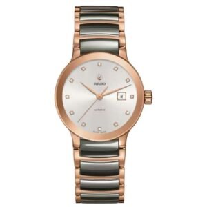 Rado  Stainless Steel Black & Rose Gold Women Watch R30183762