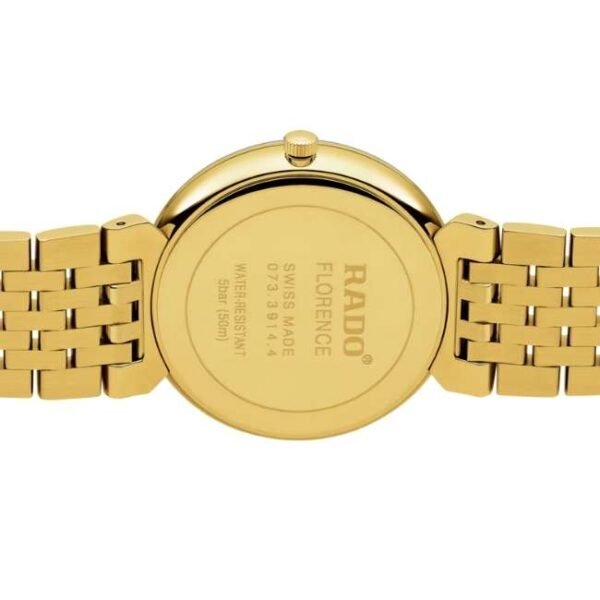 Rado Stainless Steel Gold Unisex Watch R48914703