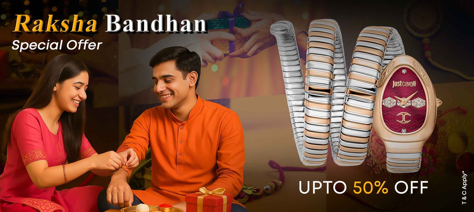 Raksha Bandhan Offer At TGTLuxe - up to 50% off