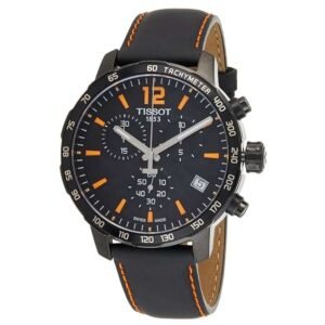 Tissot Men Round Black T Sport Watch