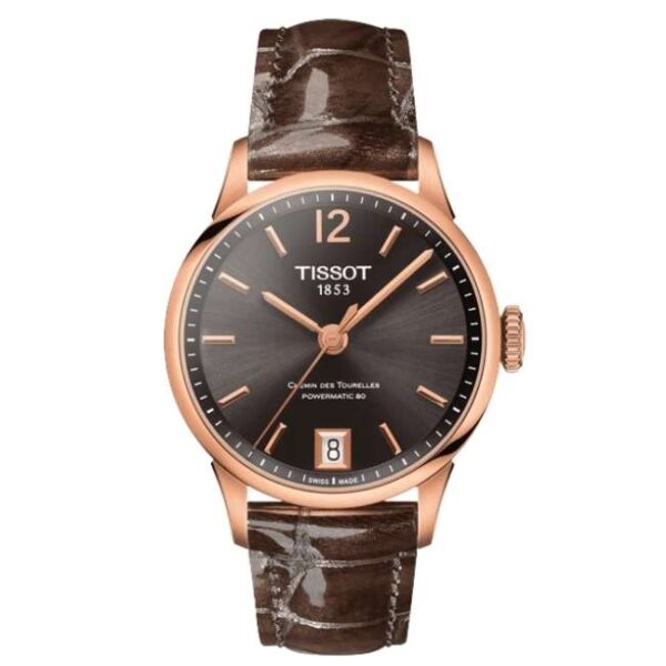 Tissot Chemin des Tourelles | Powermatic 80 | Rose Gold PVD | T0992073644700