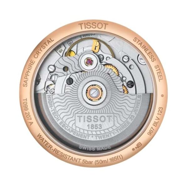 Tissot Chemin des Tourelles | Powermatic 80 | Rose Gold PVD | T0992073644700