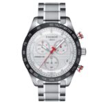 Tissot PRS 516 Chronograph | Ceramic Bezel | Silver Dial | T1004171103100