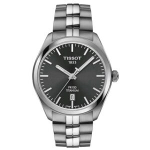 Tissot Men Round Silver T-Classic Watch