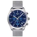 Tissot PR 100 Chronograph Blue Dial - Milanese Mesh Strap (T101.417.11.041.00)