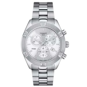 Tissot PR 100 Sport Chic Chronograph 38mm Silver | T1019171103100