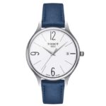 Tissot Bella Ora Round | White Dial | Blue Leather | T1032101601700