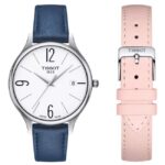 Tissot Bella Ora Round | White Dial | Blue Leather | T1032101601700