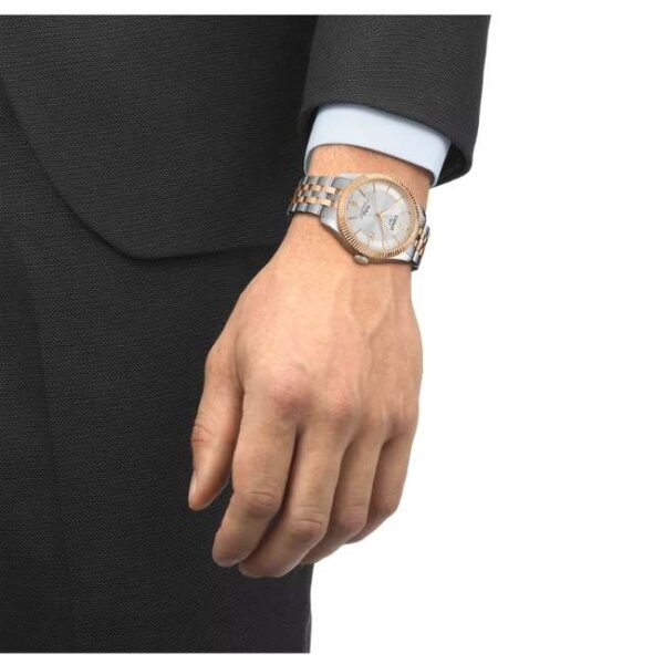 Tissot Ballade Powermatic 80 COSC | Two-Tone Rose Gold | T1084082227800