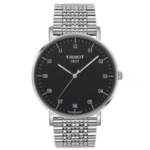 Tissot Men Round Black T-Classic Watch T1096101107700
