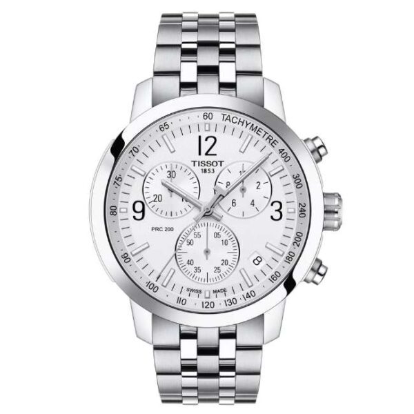 Tissot PRC 200 Chronograph Silver | 200m Water Resistant | T1144171103700