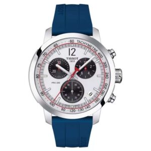 Tissot PRC 200 IIHF Special Edition Chronograph | Blue Rubber Strap | T1144171703700