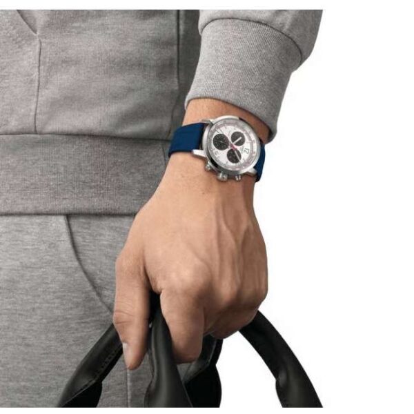 Tissot PRC 200 IIHF Special Edition Chronograph | Blue Rubber Strap | T1144171703700