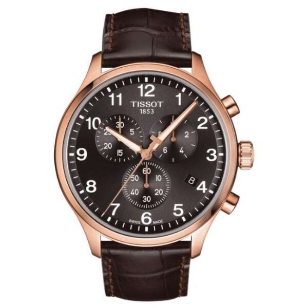 Tissot Chrono XL Classic Rose Gold - Black Dial 45mm (T116.617.36.057.01)