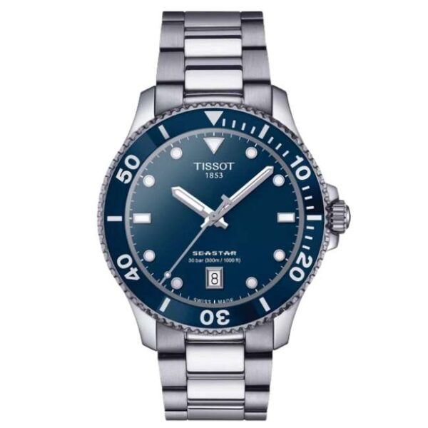 Tissot Seastar 1000 40mm | Blue Dial | Stainless Steel | T1204101104100