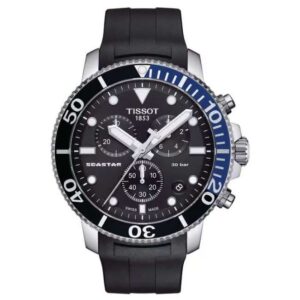 Tissot Seastar 1000 Chronograph - Black & Blue Bezel (T120.417.17.051.02)