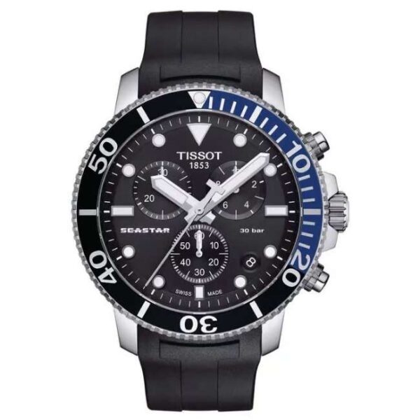 Tissot Seastar 1000 Chronograph - Black & Blue Bezel (T120.417.17.051.02)