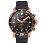 Tissot Seastar 1000 Chronograph Black & Rose Gold | 300m Diver | T1204173705100