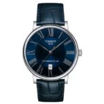 Tissot Carson Premium Powermatic 80 | Blue Dial | Leather Strap | T1224071604300