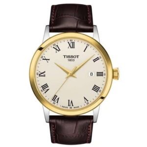 Tissot Men Round Beige T-Classic Watch