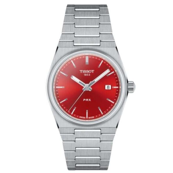 Tissot PRX 35mm | Red Dial | Stainless Steel | T1372101142100