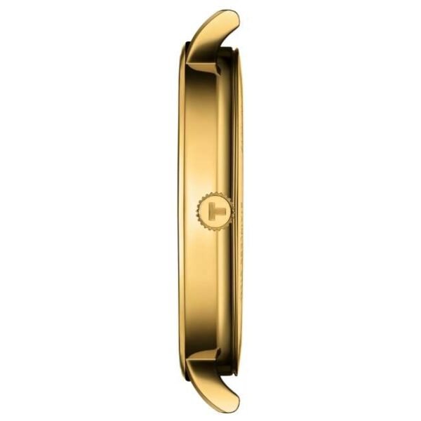 Tissot Men Round Gold T-Classic Watch