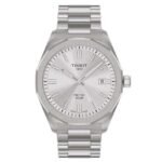 Tissot Men Round Silver Tissot Prc 100 Solar WatchT1514221103100