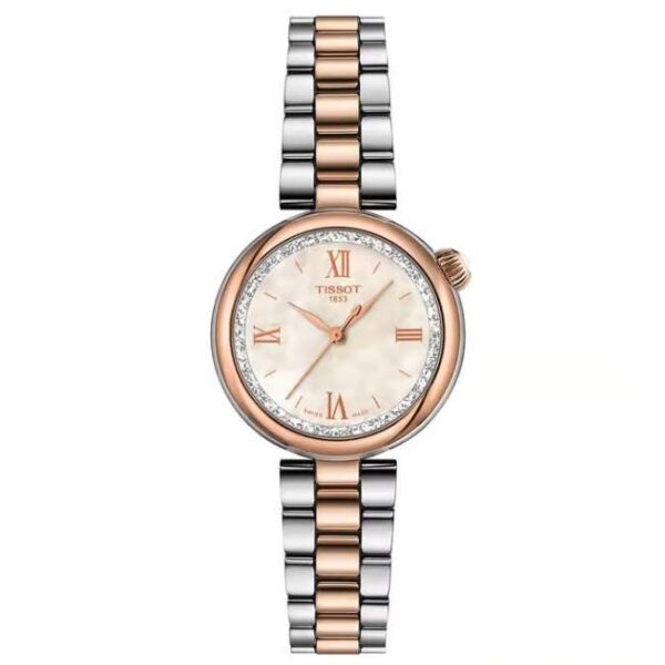 Tissot T-Wave Two-Tone Rose Gold - Mother of Pearl Dial (T152.010.22.118.00)