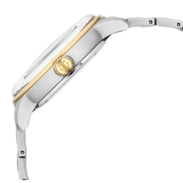 Titan Golden Heart Stainless Steel  Yellow Gold Men Watch 90110Bm01