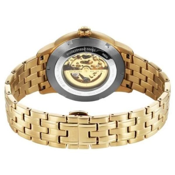 Titan Golden Heart Stainless Steel  Yellow Gold Men Watch 90110Ym01