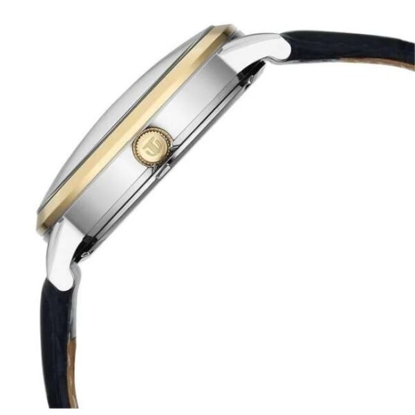 Titan Elegance Leather Blue Men Watch 90202Bl01