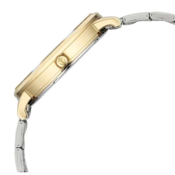 Titan Elegance Stainless Steel Yellow Gold Men Watch 90203Bm01