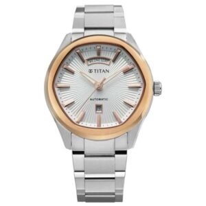 Titan Titan Astral Stainless Steel Silver Men Watch 90209Km01