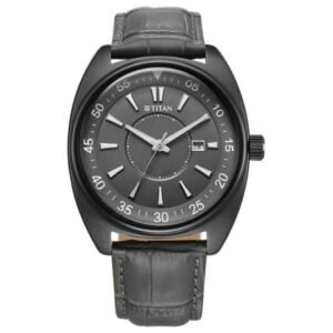 Titan Tonneau Stainless Steel Grey Men Watch 90211Ql02