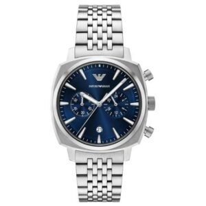 Emporio Armani Carlo Stainless Steel Silver Men Watch AR11688