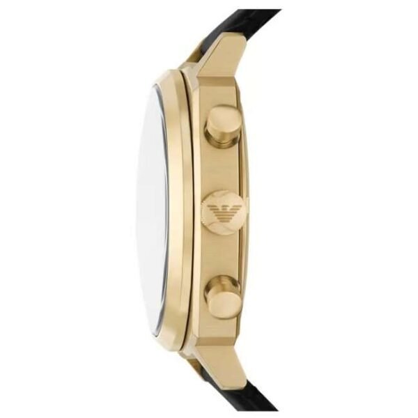 Emporio Armani Carlo Leather Black Men Watch AR11690