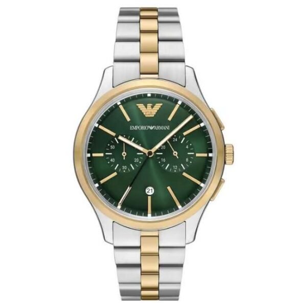 Emporio Armani Dario Stainless Steel Two Tone Men Watch AR11692