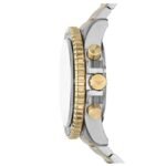 Emporio Armani World Expl Stainless Steel Two Tone Men Watch AR11695