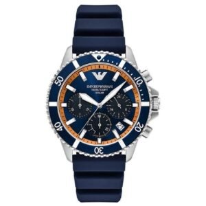 Emporio Armani World Expl Silicon Blue Men Watch AR11696