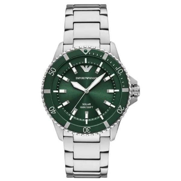 Emporio Armani World Expl Stainless Steel Silver Men Watch AR11698