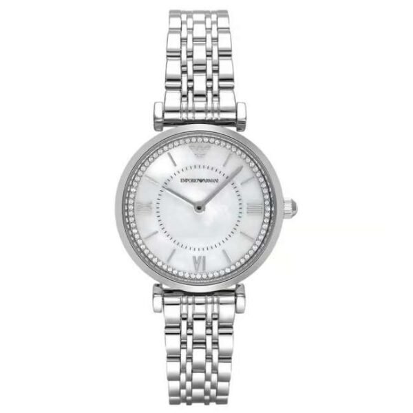 Emporio Armani Gianni T-B Stainless Steel Silver Women Watch AR11701