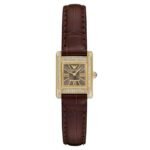 Emporio Armani Genni Leather Brown Women Watch AR11705