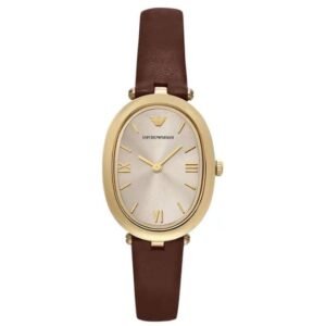Emporio Armani Sinfonia Leather Brown Women Watch AR11708