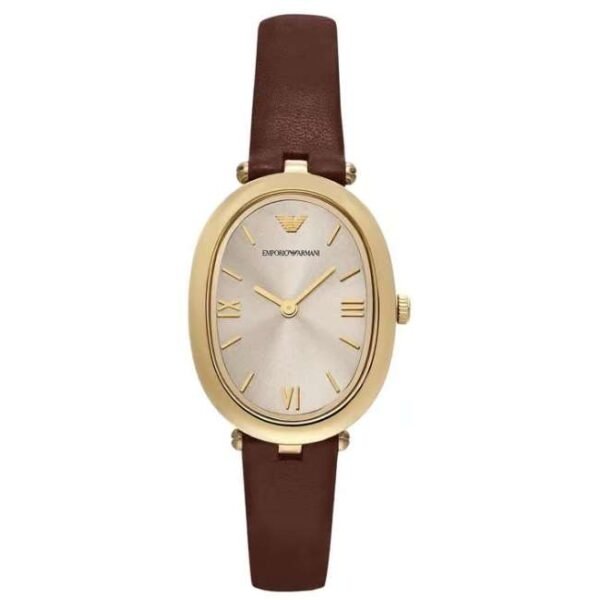 Emporio Armani Sinfonia Leather Brown Women Watch AR11708
