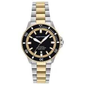 Emporio Armani Sea Explore Stainless Steel Two Tone Men Watch AR60089