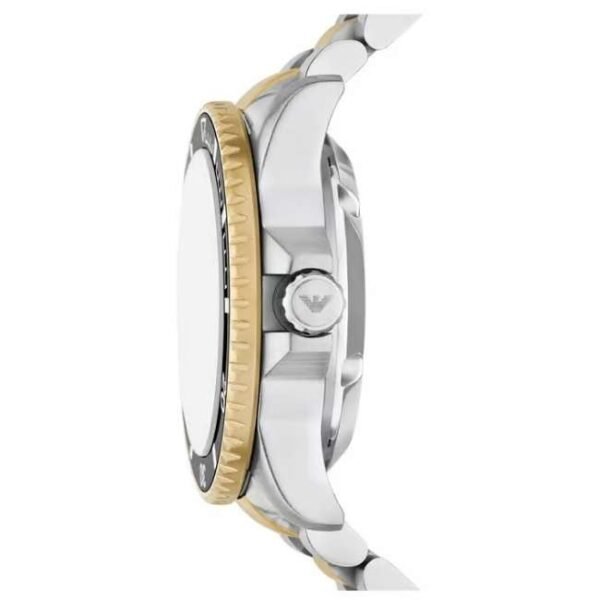 Emporio Armani Sea Explore Stainless Steel Two Tone Men Watch AR60089