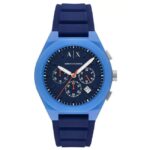Armani Exchange Rafael Silicone Blue Men Watch AX4170