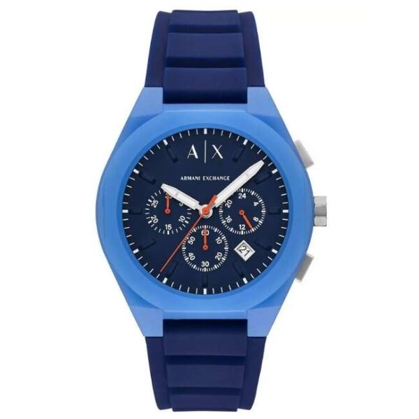 Armani Exchange Rafael Silicone Blue Men Watch AX4170