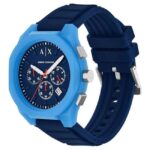 Armani Exchange Rafael Silicone Blue Men Watch AX4170