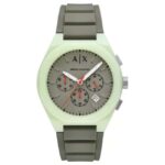 Armani Exchange Rafael Silicone Green Men Watch AX4171
